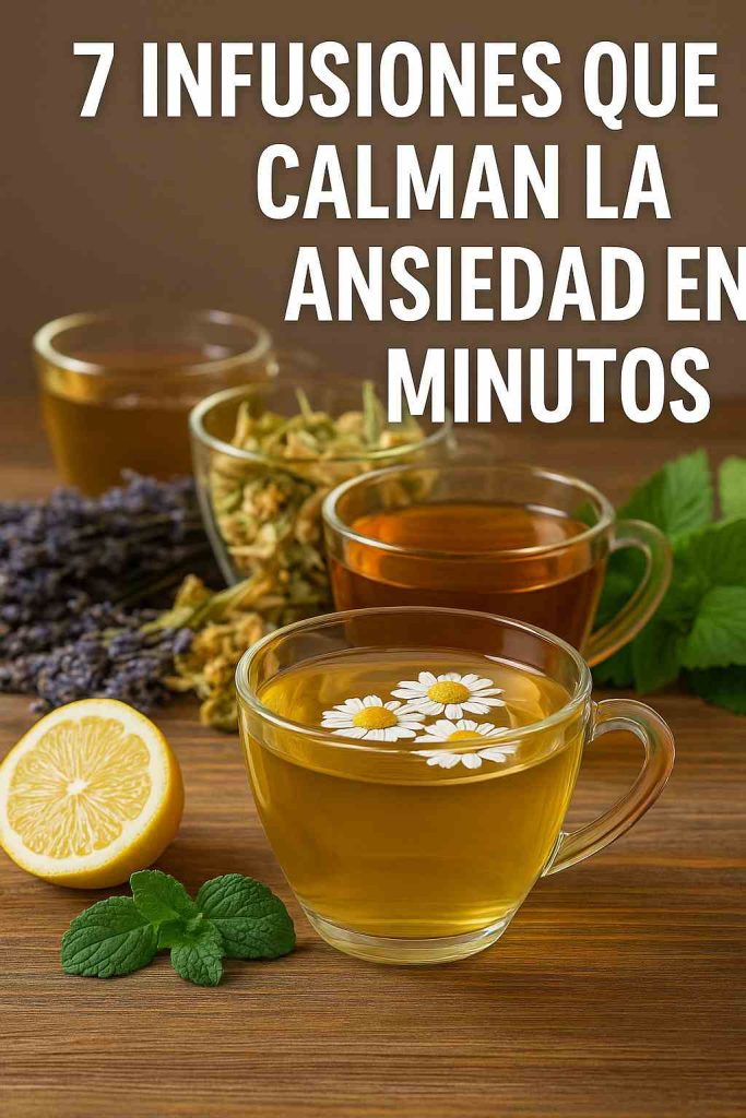 7 infusiones naturales para calmar la ansiedad rápidamente