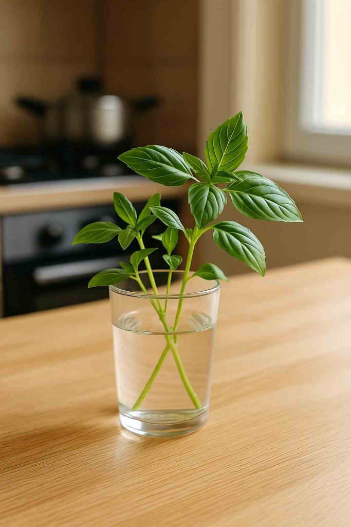 cómo hacer crecer albahaca sin tierra