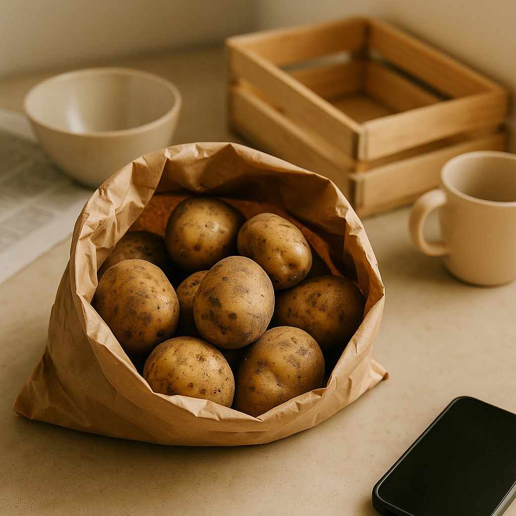 conservar patatas en casa