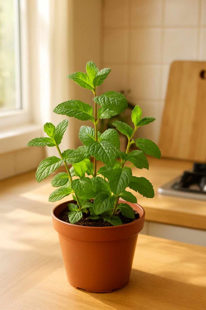 cultivar menta en interiores