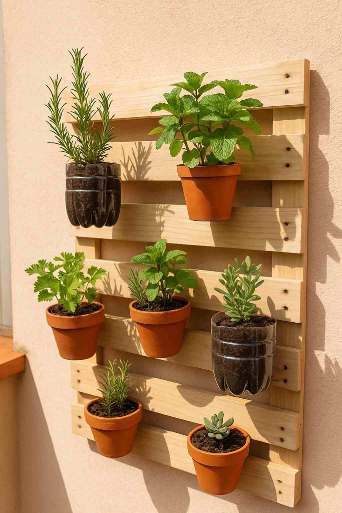 jardín vertical casero