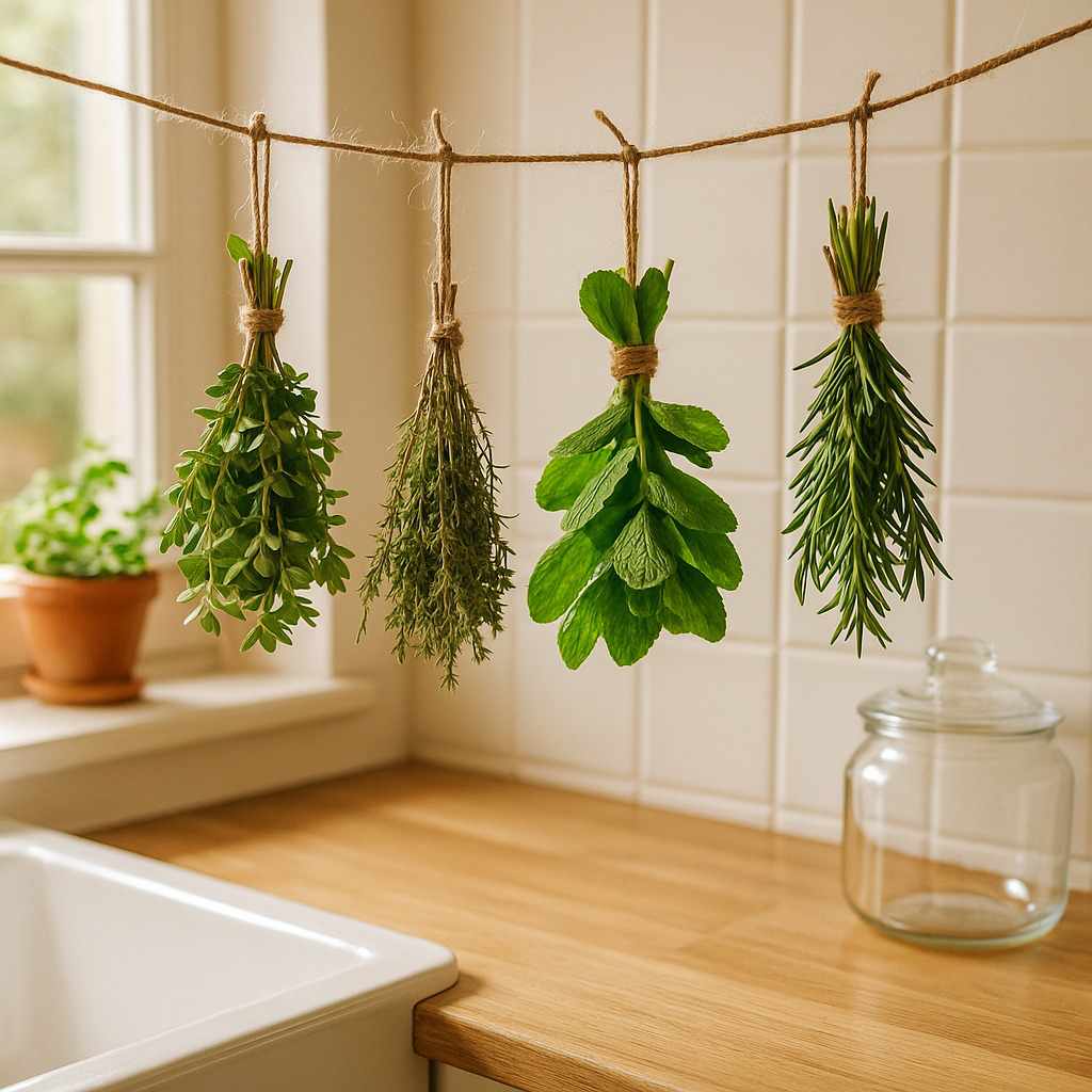 secar hierbas en casa