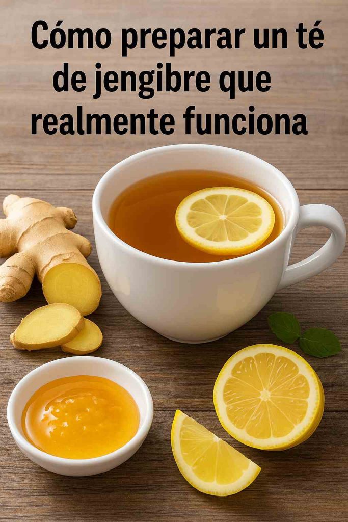 té de jengibre